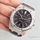 Swiss 3120 Replica Audemars Piguet Royal Oak SS Black Leather (3)_th.jpg